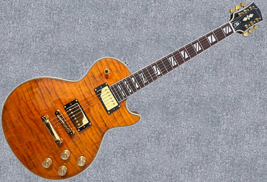 New Firefly FFSP Semi Hollow Body Electric Guitar Vintage (Brown Color)