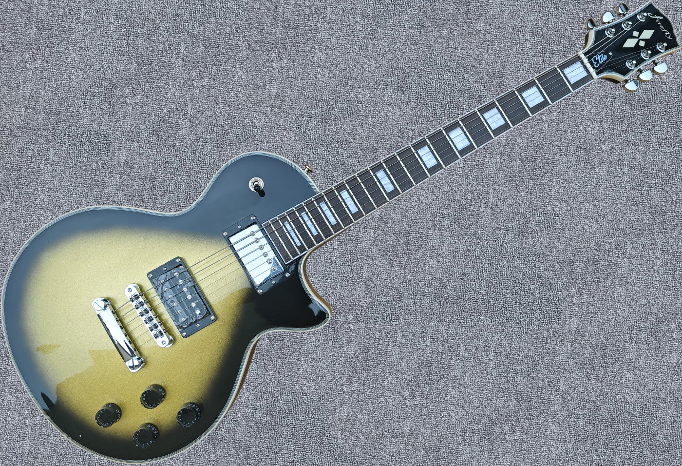 NEW Firefly FFSP CUSTOM ELECTRIC GUITARS ROLLER BRIDGE (Vintage Silver BURST) Gorgon