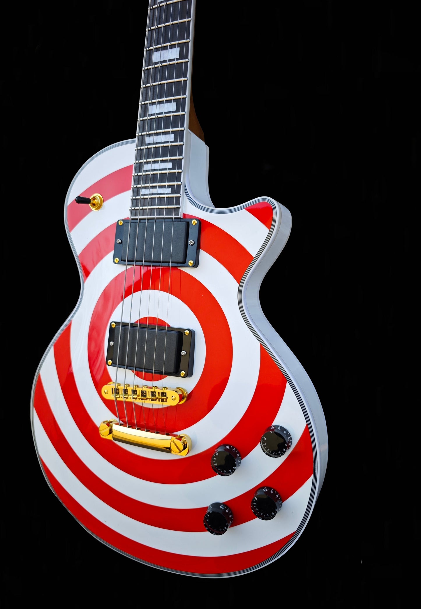 New Firefly FFSPS Electric Guitar (Red&White Bullseye Color )