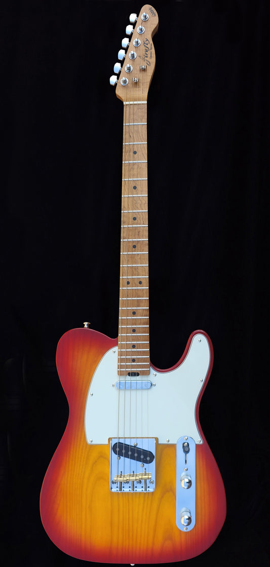 New Firefly FFTL Classic Plus Model Ash Wood Body Electric Guitar ( Sunburst Color)