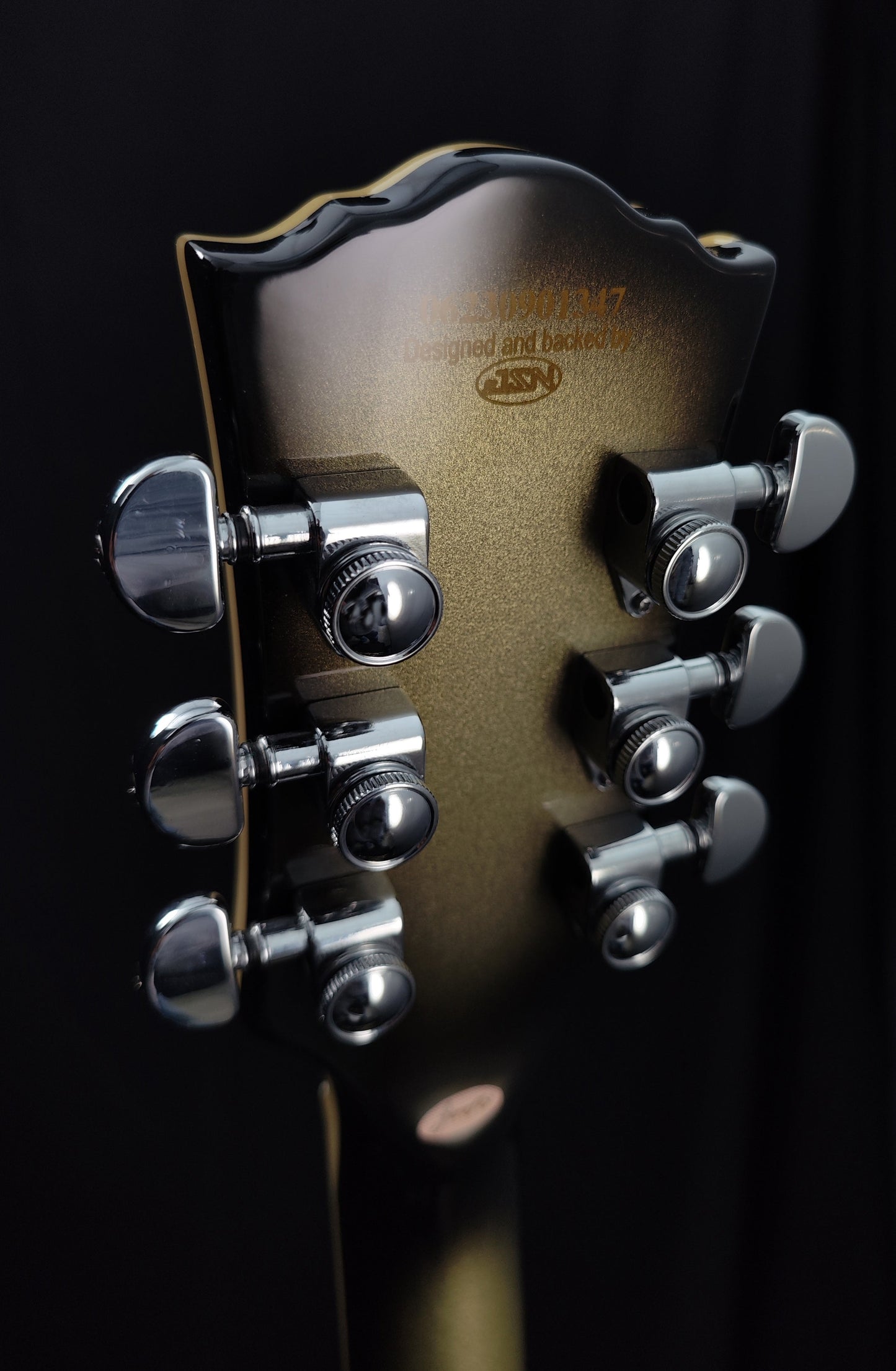 NEW Firefly FFSP CUSTOM ELECTRIC GUITARS ROLLER BRIDGE (Vintage Silver BURST) Gorgon