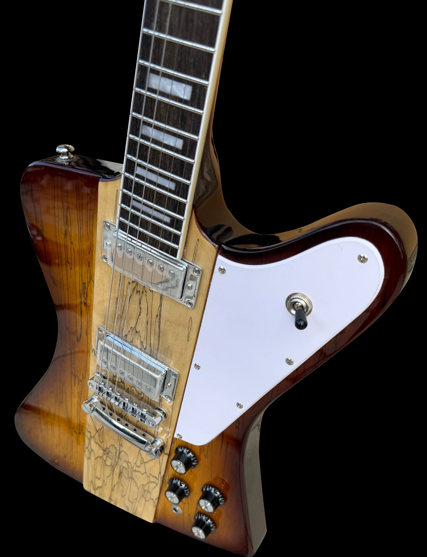NEW Firefly FFDB Electric Guitar (Sunburst Spalted Color)