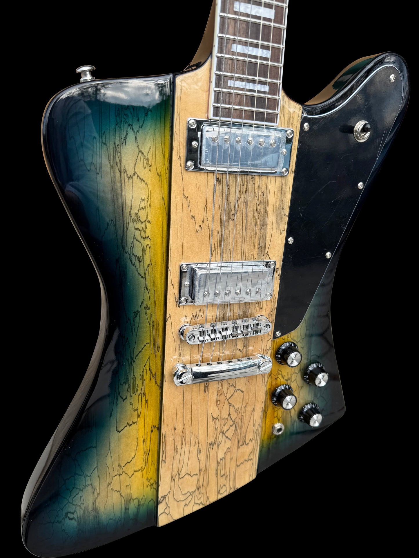 NEW Firefly FFDB Electric Guitar (Blue Spalted Color)