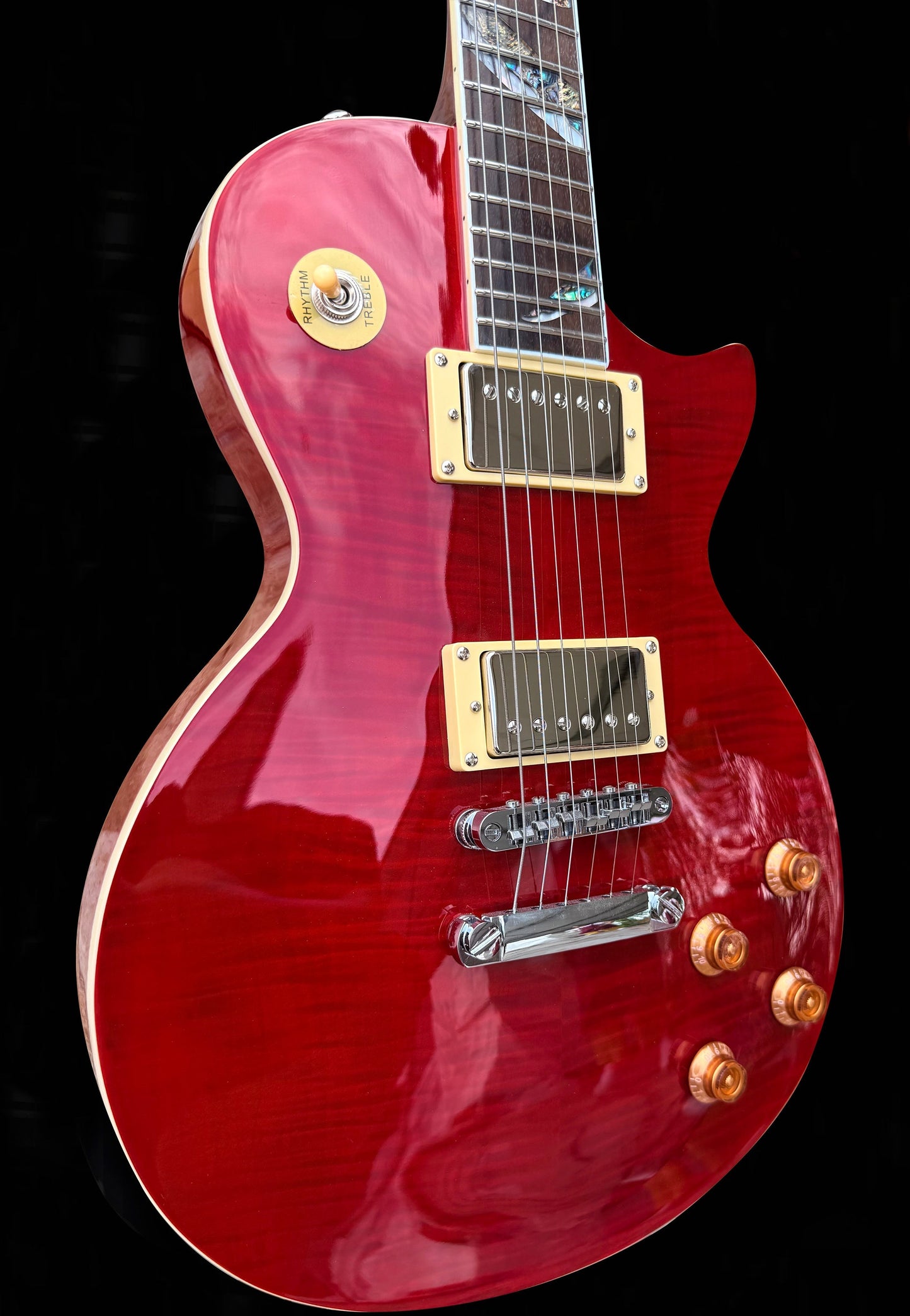 New Firefly FFSPS Electric Guitars (Transparent Red Color )