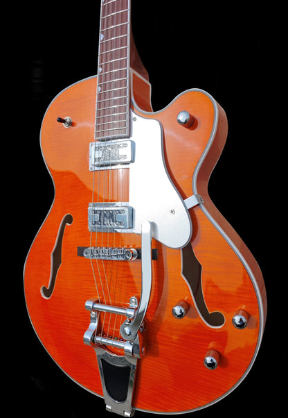 New Firefly Full Hollow Body Guitar(Transparent Orange Color)