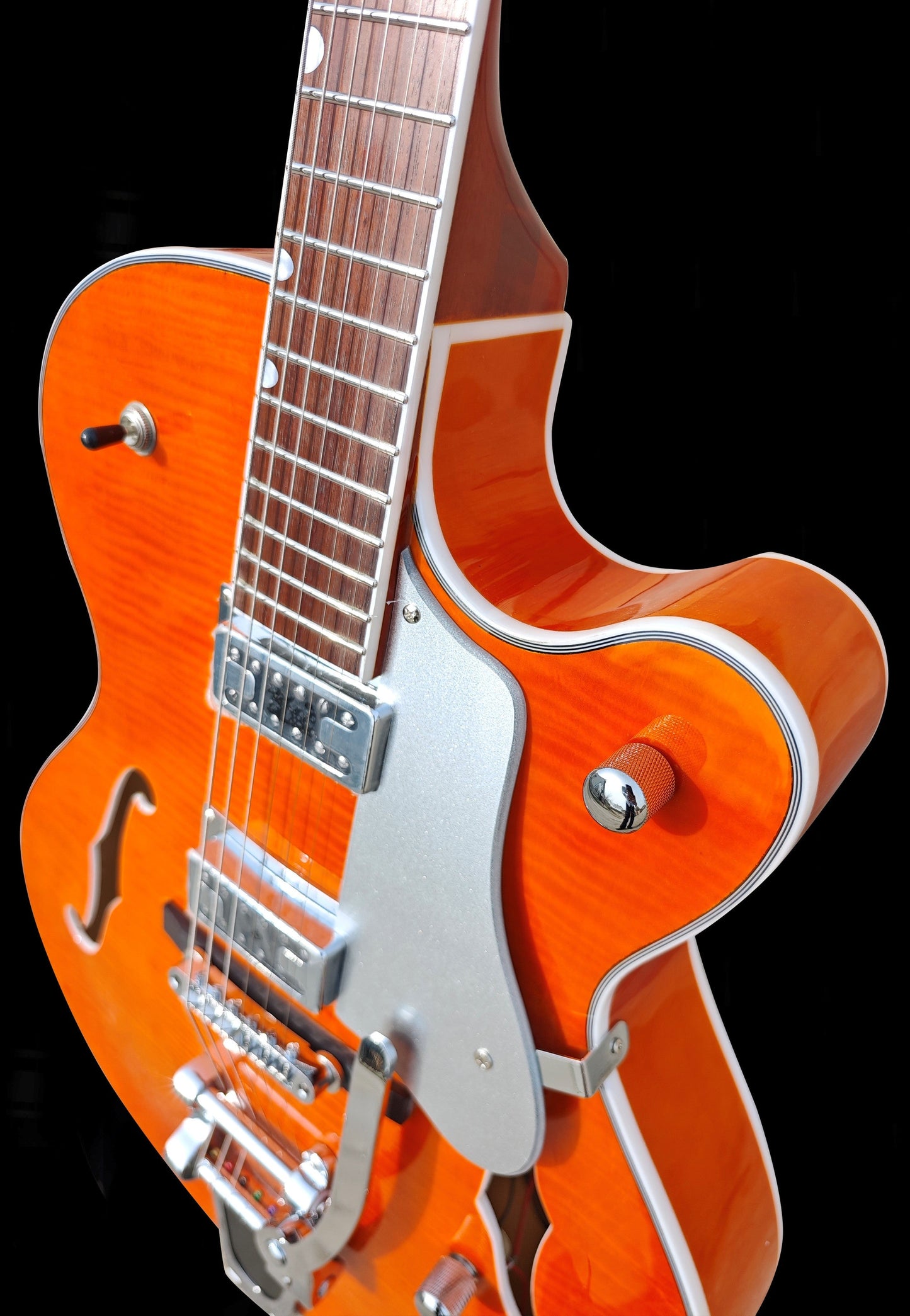 New Firefly Full Hollow Body Guitar(Transparent Orange Color)