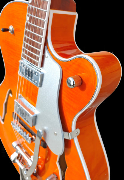 New Firefly Full Hollow Body Guitar(Transparent Orange Color)