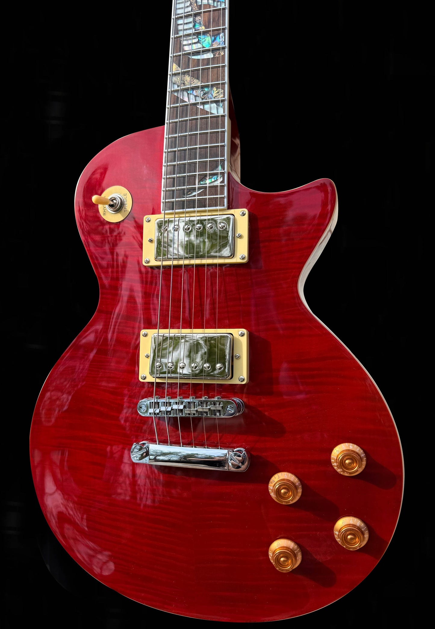 New Firefly FFSPS Electric Guitars (Transparent Red Color )