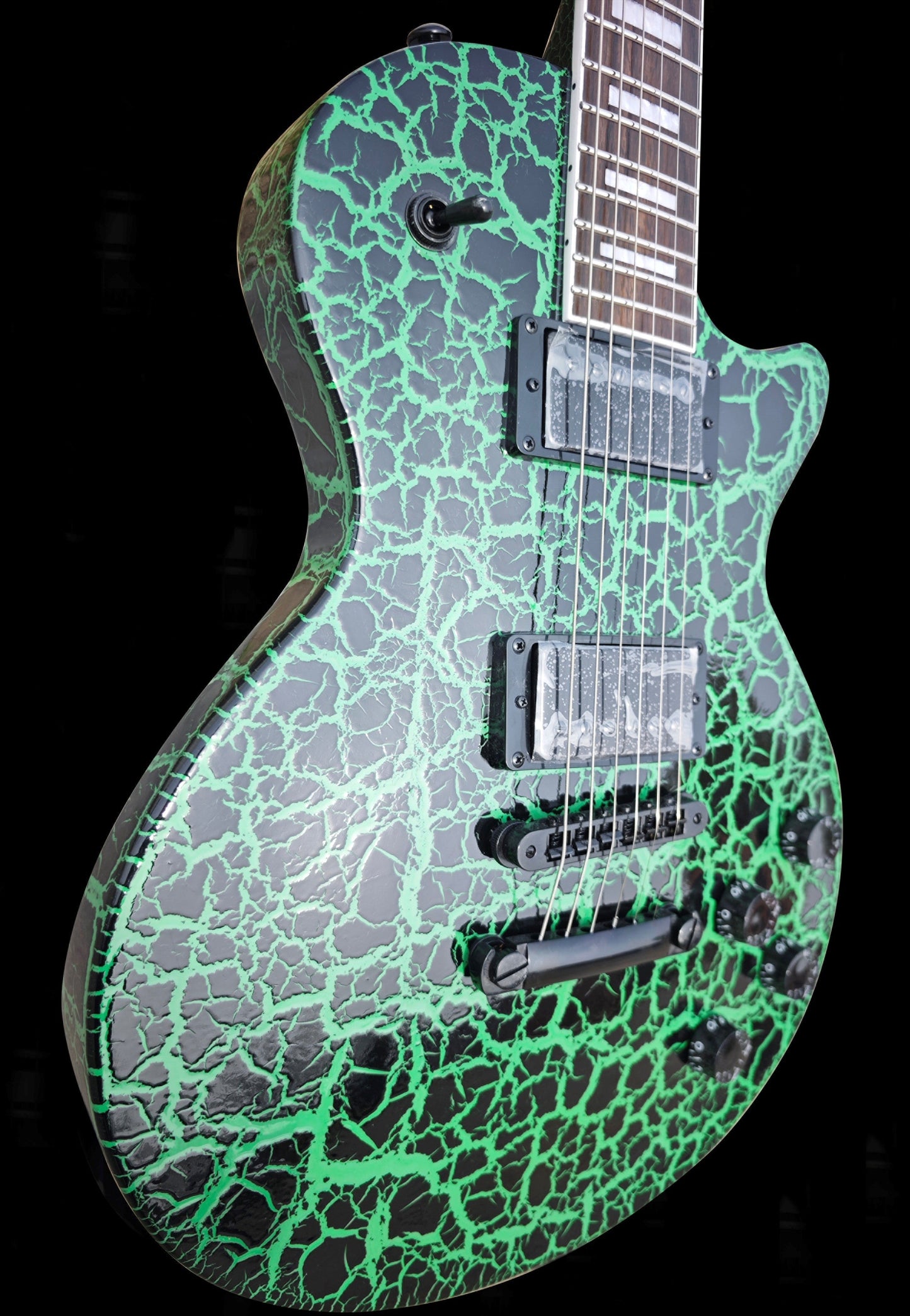 NEW Firefly FFSP ELECTRIC GUITARS (Green Crackle Color)