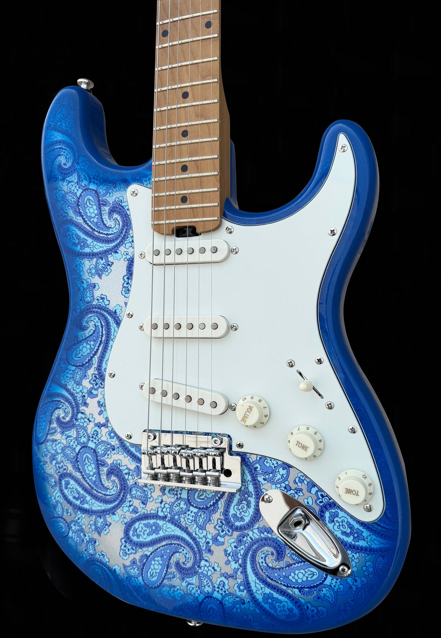 Firefly FFST CLASSIC MODEL ELECTRIC GUITARS (Blue Paisley Color )