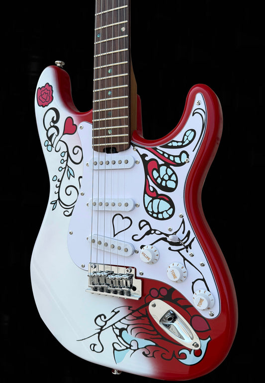 Firefly FFST CLASSIC MODEL ELECTRIC GUITARS (Flower Color )